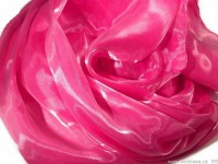 Šál 70X170 cm s ružovým kovovým leskom 